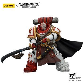 Колекційна фігура Хібу Хан, Шукач Спокути Warhammer: The Horus Heresy White Scars Hibou Khan Seeker of Atonement with The Breath of the Storm Powersword 1/18