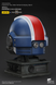Колекційний шолом Лейтенанта Тітуса з підставкою Warhammer 40,000: Space Marine 2 Ultramarines Lieutenant Titus' MKX Wearable Helmet Replica with stand
