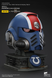 Колекційний шолом Лейтенанта Тітуса з підставкою Warhammer 40,000: Space Marine 2 Ultramarines Lieutenant Titus' MKX Wearable Helmet Replica with stand
