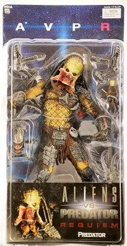 Коллекционная фигура Хищник Волк "Чужой против Хищника. Реквием" NECA AvP Requiem Wolf Predator (unmasked, open mouth)