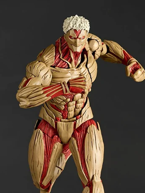 Коллекционная фигура Бронированный Титан Attack on Titan Amazing Yamaguchi Revoltech NR101 Armored Titan (Reiner Braun)