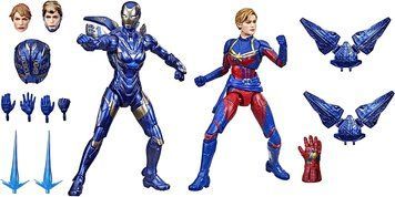 Комплект коллекционных фигур Броня Рескью и Капитан Марвел Marvel Legends Captain Marvel and Rescue Armor 2-Pack, Infinity Saga