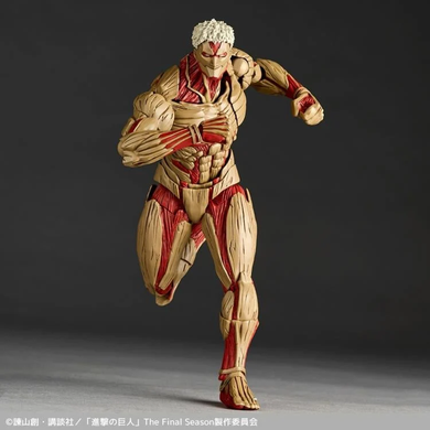 Коллекционная фигура Бронированный Титан Attack on Titan Amazing Yamaguchi Revoltech NR101 Armored Titan (Reiner Braun)