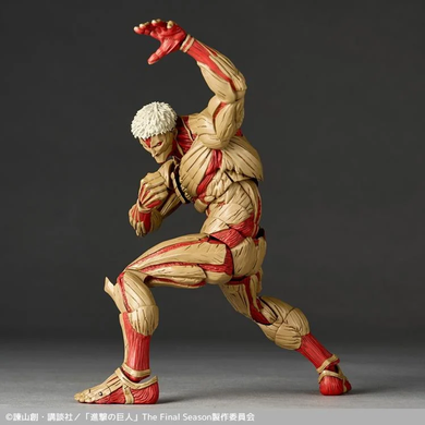 Коллекционная фигура Бронированный Титан Attack on Titan Amazing Yamaguchi Revoltech NR101 Armored Titan (Reiner Braun)