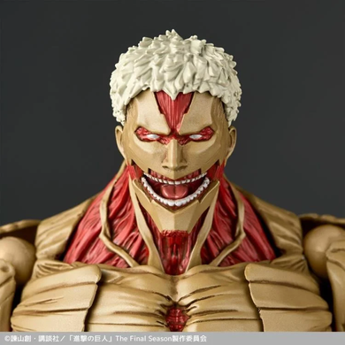 Коллекционная фигура Бронированный Титан Attack on Titan Amazing Yamaguchi Revoltech NR101 Armored Titan (Reiner Braun)