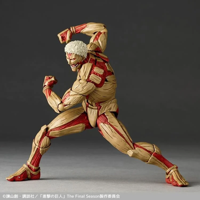 Коллекционная фигура Бронированный Титан Attack on Titan Amazing Yamaguchi Revoltech NR101 Armored Titan (Reiner Braun)