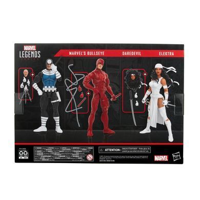 Комплект колекційних фігур Шибайголова, Електра, Мішень Marvel Legends Daredevil, Elektra, and Marvel&rsquo;s Bullseye