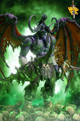 Коллекционная фигура Иллидан Лютошторм Hero Toys World of Warcraft Demon Hunter Illidan Stormrage