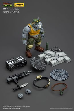 Колекційна фігура Рокстеді Teenage Mutant Ninja Turtles TMNT Rocksteady 1/18