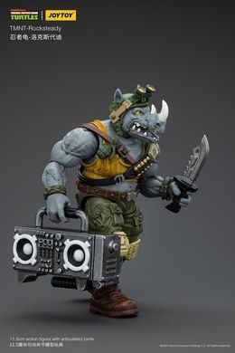 Колекційна фігура Рокстеді Teenage Mutant Ninja Turtles TMNT Rocksteady 1/18