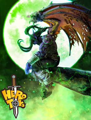 Колекційна фігура Іллідан Лютошторм Hero Toys World of Warcraft Demon Hunter Illidan Stormrage