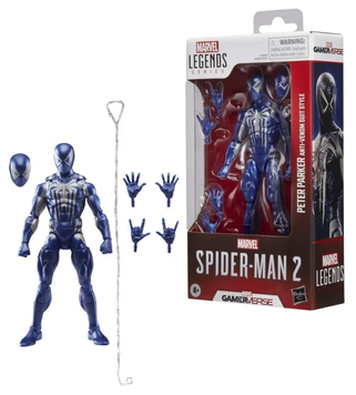Колекційна фігура Пітер Паркер Marvel's Spider-Man 2 Marvel Legends Gamerverse Peter Parker (Anti-Venom Suit Style)