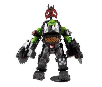 Коллекционная фигура Орк Меганоб с пилой Warhammer 40,000 Ork Meganob with Buzzsaw Mega
