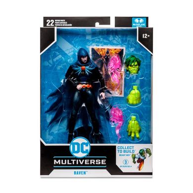 Колекційна фігура Рейвен Titans DC Multiverse Raven Action Figure (Collect to Build: Beast Boy)