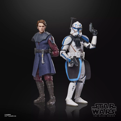 Комплект колекційних фігур Енакін Скайвокер та Клон Капітан Рекс STAR WARS The Black Series Anakin Skywalker & Clone Captain Rex (пошкодженно пакування)