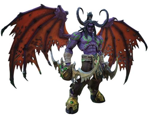 Коллекционная фигура Иллидан Лютошторм Hero Toys World of Warcraft Demon Hunter Illidan Stormrage