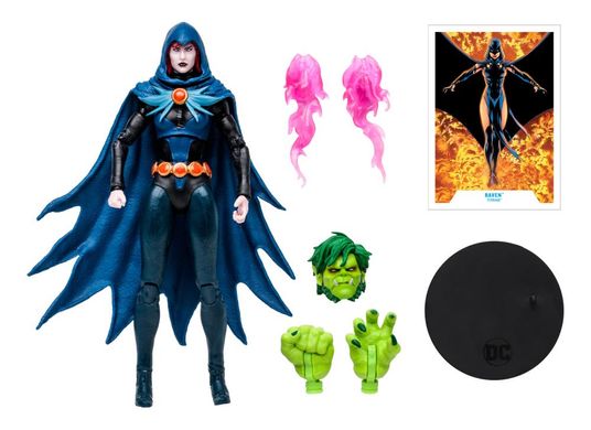 Колекційна фігура Рейвен Titans DC Multiverse Raven Action Figure (Collect to Build: Beast Boy)