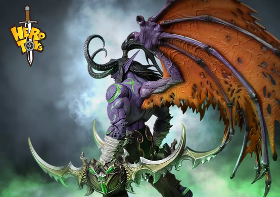 Коллекционная фигура Иллидан Лютошторм Hero Toys World of Warcraft Demon Hunter Illidan Stormrage