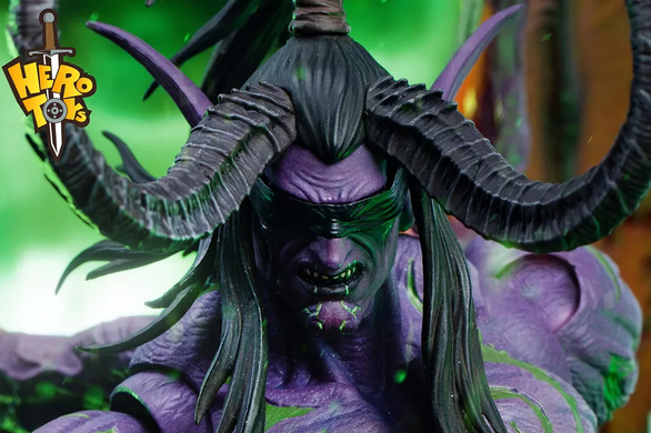 Коллекционная фигура Иллидан Лютошторм Hero Toys World of Warcraft Demon Hunter Illidan Stormrage