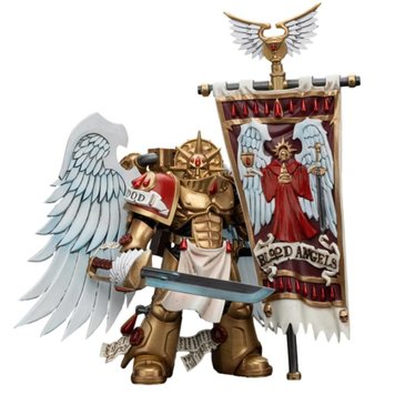 Колекційна фігура Древній Сангвінарний Гвардієць Warhammer 40K Blood Angels Sanguinary Guard Sanguinary Ancient 1/18