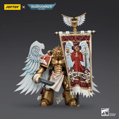 Коллекционная фигура Древний Сангвинарный Гвардеец Warhammer 40K Blood Angels Sanguinary Guard Sanguinary Ancient 1/18