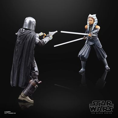 Комплект колекційних фігур Мандалорець, Грогу та Асока Star Wars The Black Series The Mandalorian, Ahsoka Tano & Grogu 3-Pack