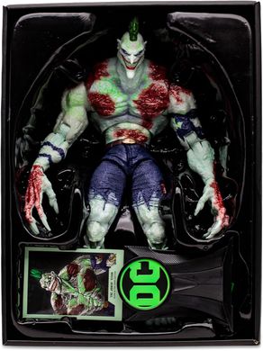 Колекційна фігура Титан Джокер Batman: Arkham Asylum DC Multiverse The Joker Titan Mega, Gold Label, Amazon Exclusive (світиться в темряві)