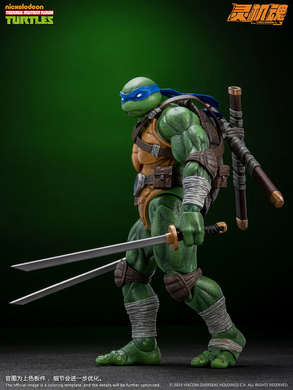 Коллекционная фигура Леонардо TMNT - Leonardo - 1/12 Scale - Lingjihun - Mety Toys