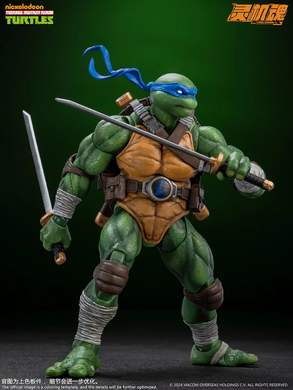 Коллекционная фигура Леонардо TMNT - Leonardo - 1/12 Scale - Lingjihun - Mety Toys