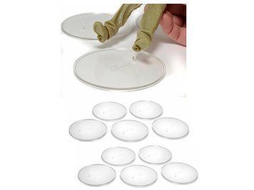 Подставки для фигур 6-8 дюймов ( 15-20см.) Action Figure Display Stands 10-Pack (прозрачные)