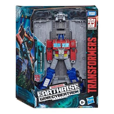 Коллекционная фигура трансформер Оптимус Прайм Transformers War for Cybertron: Earthrise Leader Optimus Prime WFC-E11