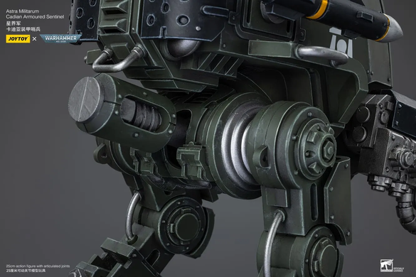 Колекційна фігура Броньований Вартовий Кадіанців Астра Мілітаріум Warhammer 40K Astra Militarum Cadian Armoured Sentinel 1/18