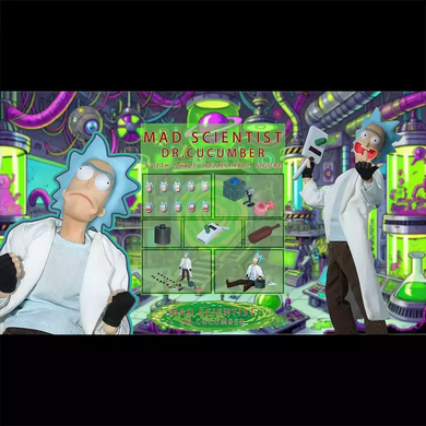 Коллекционная фигура Рик Санчес Рик и Морты Joy Man Toys JM006 1/12 DR. CUCUMBER Rick