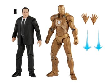 Колекційний комплект фігур Залізна Людина та Хеппі Iron Man 3 Marvel Legends The Infinity Saga Happy & Iron Man Mark XXI Two-Pack Exclusive