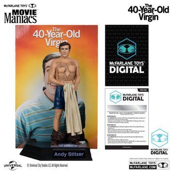 Коллекционная фигура Энди Ститцер Andy Stitzer (The 40-Year-Old Virgin) With McFarlane Toys Digital Collectible LE1650