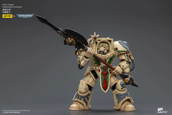 Колекційна фігура Чемпіон Смертокрил Темних Янголів Warhammer 40k Dark Angels Deathwing Champion 1/18