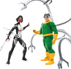 Комплект колекційних фігур Сілк та Доктор Октопус Marvel Legends Series Spider-Man 60th Anniversary Marvel’s Silk and Doctor Octopus 2-Pack