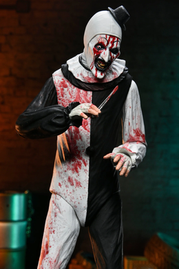 Колекційна фігура Жахаючий (Клоун Арт) Terrifier 2 Ultimate Art the Clown (Blood Splattered)