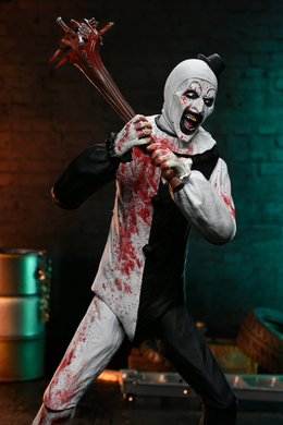 Колекційна фігура Жахаючий (Клоун Арт) Terrifier 2 Ultimate Art the Clown (Blood Splattered)