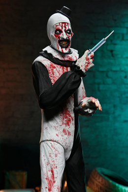 Колекційна фігура Жахаючий (Клоун Арт) Terrifier 2 Ultimate Art the Clown (Blood Splattered)