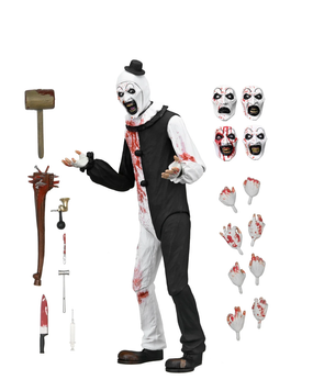 Коллекционная фигура Ужасающий (Клоун Арт) Terrifier 2 Ultimate Art the Clown (Blood Splattered)
