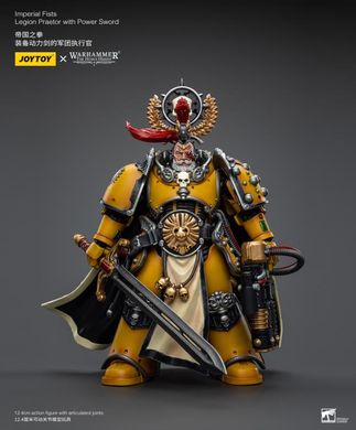 Коллекционная фигура Претор Легиона Имперских Кулаков с силовым мечем Warhammer: The Horus Heresy Imperial Fists Legion Praetor with Power Sword 1/18