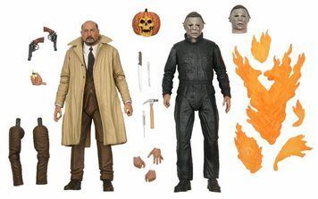 Комплект коллекционных фигур Доктор Лумис и Майкл Маерс Halloween 2 Ultimate Michael Myers & Dr. Loomis Two-Pack
