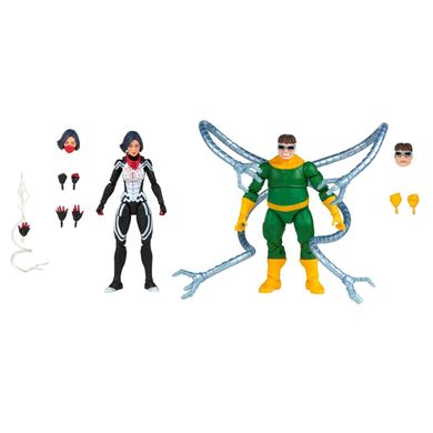 Комплект коллекционных фигур Силк и Доктор Октопус Marvel Legends Series Spider-Man 60th Anniversary Marvel’s Silk and Doctor Octopus 2-Pack