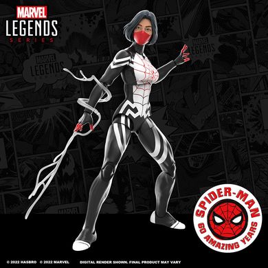 Комплект коллекционных фигур Силк и Доктор Октопус Marvel Legends Series Spider-Man 60th Anniversary Marvel’s Silk and Doctor Octopus 2-Pack