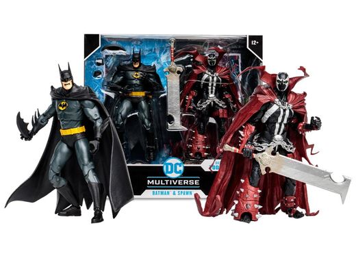 Комплект колекційних фігур Спаун та Бетмен DC Multiverse Batman & Spawn Two-Pack