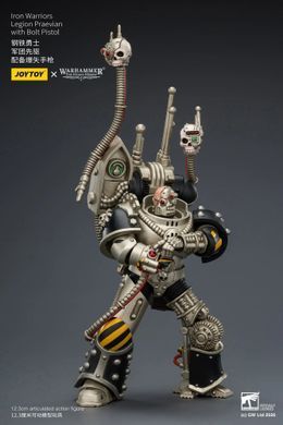 Колекційна фігура Превіан легіону Залізних Воїнів Warhammer: The Horus Heresy Iron Warriors Legion Praevian with Bolt Pistol 1/18