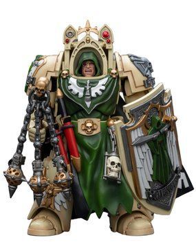 Коллекционная фигура Мастер Рыцарь Смертокрыл Темных Ангелов Warhammer 40k Dark Angels Deathwing Knight Master with Flail of the Unforgiven