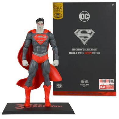 Колекційна фігура Супермен DC Comics Superman BBTS Exclusive 3000 Limited Black & White Accent Edition