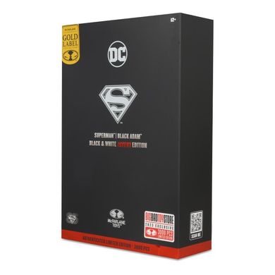 Колекційна фігура Супермен DC Comics Superman BBTS Exclusive 3000 Limited Black & White Accent Edition